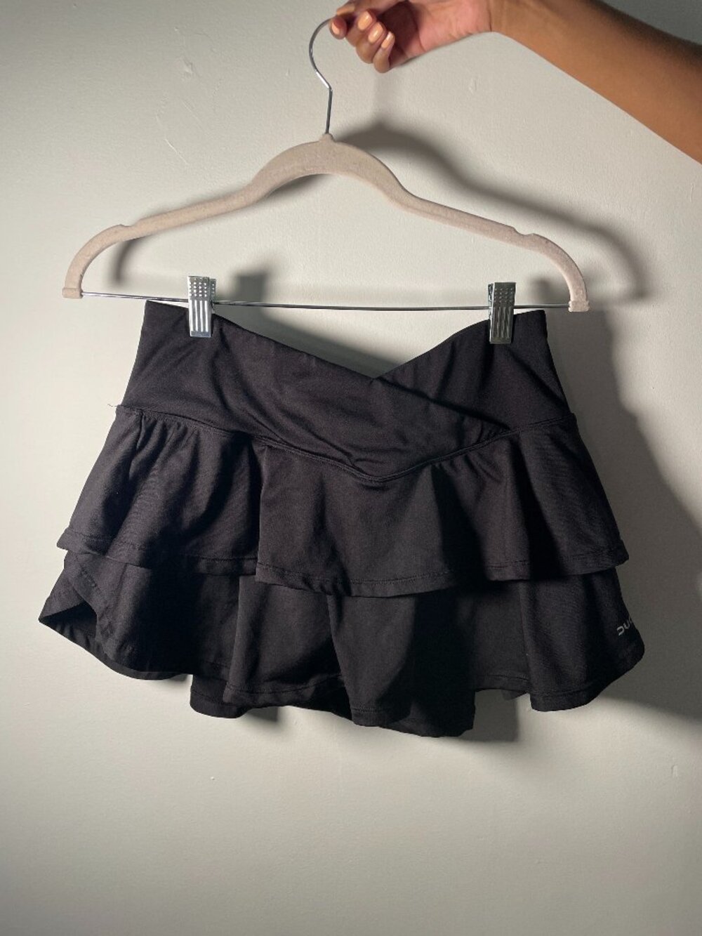 DUC Sports Black Ruffle Tennis Skirt (Medium)